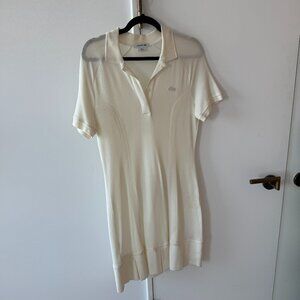 Lacoste Cream Tennis Sports Dress Size 40